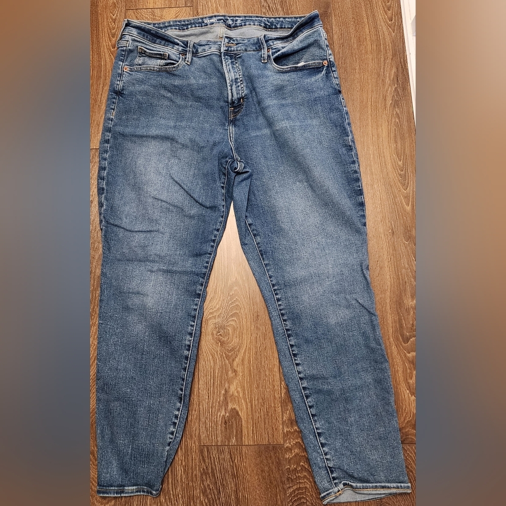 Old Navy, OG Straight HIGH-RISE, Distressed Denim
